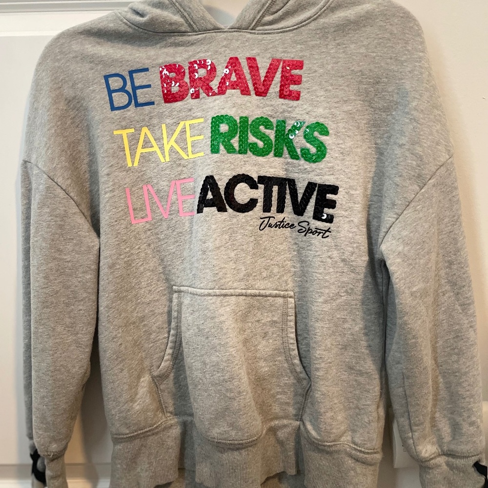 justice athletic hoodie